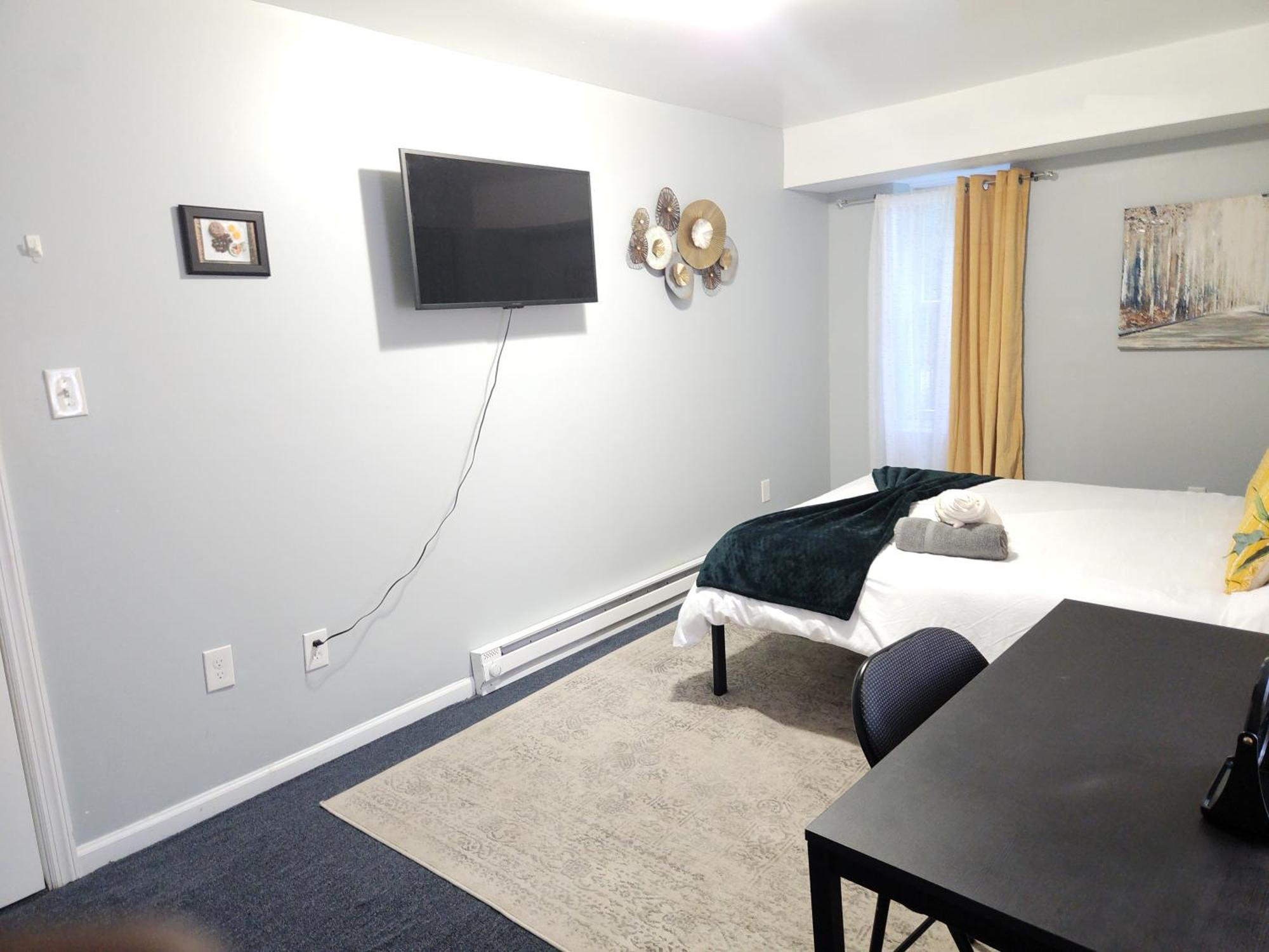 Entire 2-Bed Private Apt - Ewr/Nyc/Outlet Mall Newark Habitación foto